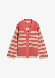 Cardigan a righe in cotone, bonprix