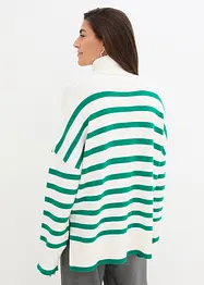 Maglione oversize con spacchi ai lati, bonprix