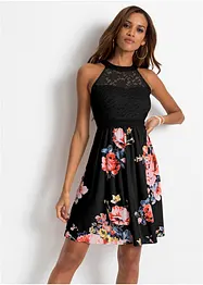 Abito di jersey con pizzo, bonprix