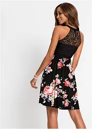 Abito di jersey con pizzo, bonprix
