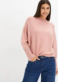 Maglione con bottoni gioiello, bonprix