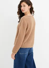 Maglione in maglia pelosa, bonprix