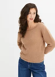 Maglione in maglia pelosa, bonprix