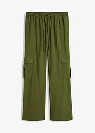 Pantaloni cargo fluenti, bonprix