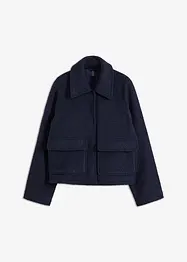 Giacca teddy da mezza stagione in bouclé, bonprix