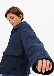 Giacca teddy da mezza stagione in bouclé, bonprix