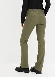 Pantaloni in twill flared, bonprix