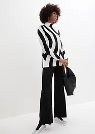 Pantaloni larghi comodi in vita, bonprix