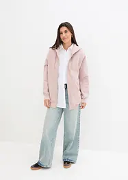 Felpa con zip e cappuccio, bonprix