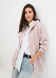 Felpa con zip e cappuccio, bonprix