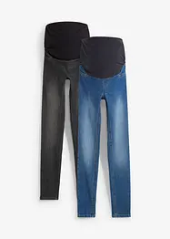 Jeggings prémaman (pacco da 2), bonprix