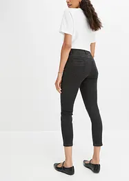 Jeans skinny cropped, a vita media, bonprix