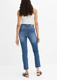 Jeans cropped slim fit, a vita media, bonprix