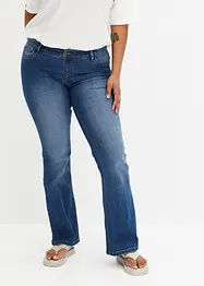 Jeans flared a vita bassa, bonprix