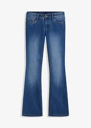 Jeans flared a vita bassa, bonprix