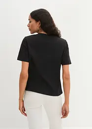 T-shirt in puro cotone biologico pesante, bonprix