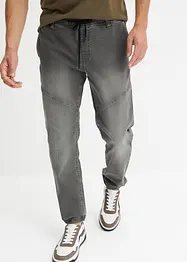 Jeans elasticizzati con elastico in vita regular fit, straight, bonprix