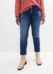 Jeans termici boyfriend con interno morbido, vita media, bonprix