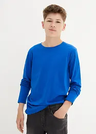 Maglia a maniche lunghe con cotone biologico (pacco da 3), bonprix