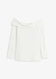 Maglia a costine con spalle scoperte, bonprix