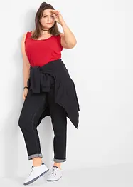 Mom jeans lunghi, vita media, bonprix