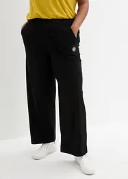 Pantaloni in maglina a palazzo con cinta comoda, bonprix