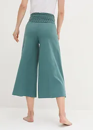 Pantaloni sportivi in maglina al polpaccio con cinta comoda, bonprix