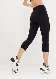 Leggings capri sportivi ultrasoft con tasche laterali, bonprix