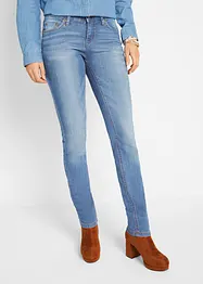 Jeans skinny elasticizzati, vita media, bonprix