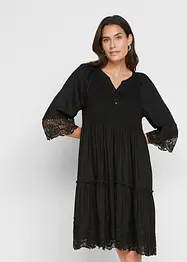 Abito chemisier con pizzo, bonprix