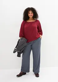 Maglia in cotone biologico con scollo quadrato, bonprix