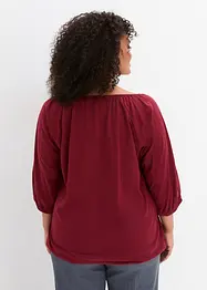 Maglia in cotone biologico con scollo quadrato, bonprix