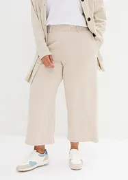 Pantaloni culotte con tasche e cinta comoda, bonprix