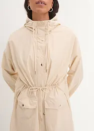 Parka da mezza stagione in stile trench regolabile in vita, bonprix