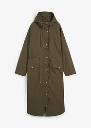 Parka da mezza stagione in stile trench regolabile in vita, bonprix