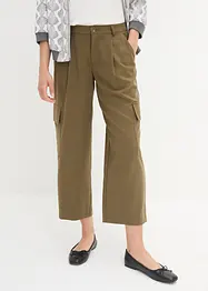 Pantaloni cargo ampi e cropped, bonprix