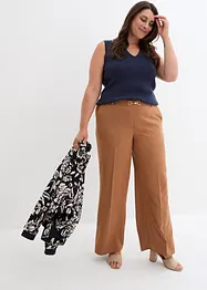 Pantaloni larghi con cintura decorativa, bonprix