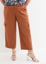 Pantaloni cargo ampi e cropped, bonprix