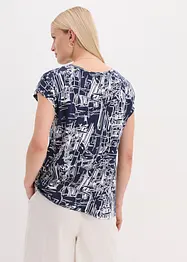 Maglia con stampa stile schizzo, bonprix