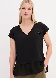 Maglia con effetto doppiato, bonprix