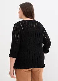 Maglione traforato, bonprix