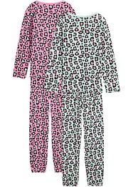 Pigiama con cotone biologico (pacco da 2), bonprix