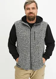 Gilet in pile a maglia, bonprix