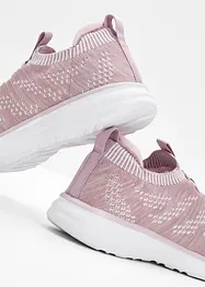 Sneaker slip-in comode in materiale morbido, bonprix