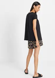 Maglia in cotone con pizzo, bonprix