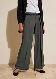 Pantaloni a palazzo con pinces, bonprix