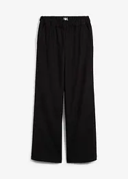 Pantaloni larghi in simil lana, bonprix