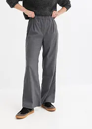 Pantaloni larghi in simil lana, bonprix