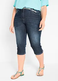 Jeans elasticizzati straight, a vita media, bonprix