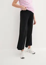 Pantaloni culotte prémaman in morbida viscosa, loose fit, bonprix